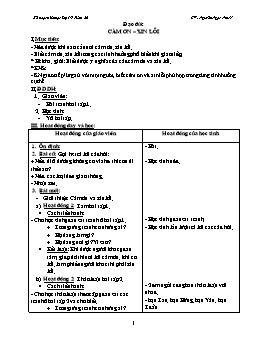 Giáo án điện tử Lớp 1 - Tuần 26