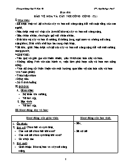 Giáo án điện tử Lớp 1 - Tuần 30