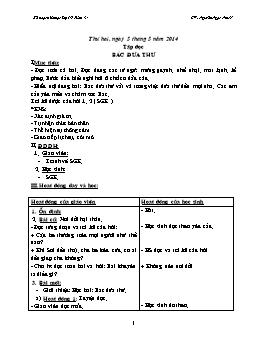 Giáo án điện tử Lớp 1 - Tuần 34