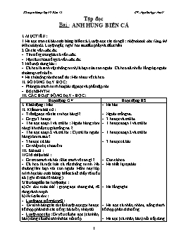 Giáo án điện tử Lớp 1 - Tuần 35