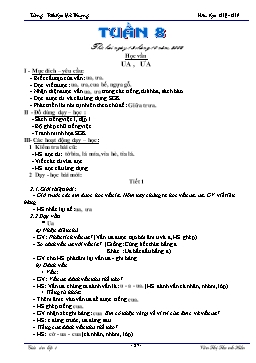 Giáo án điện tử Lớp 1 - Tuần 8 - Văn Thị Thanh Hiền