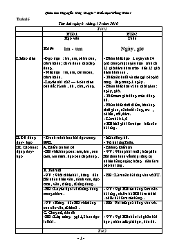 Giáo án điện tử Lớp 2 - Đinh Thị Trăng (Quyển 4)