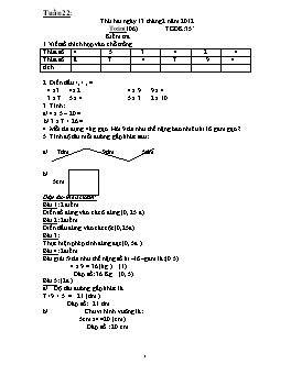 Giáo án điện tử Lớp 2 - Tuần 22