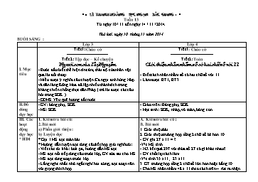 Giáo án điện tử Lớp 3+4 - Tuần 13 - Lê Thanh Hoàng