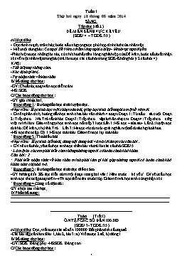 Giáo án điện tử Lớp 4 - Tuần 1 đến tuần 8