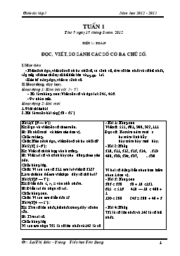 Giáo án điện tử Lớp 4 - Tuần 1 - Lại Thị Bầu