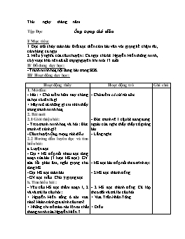 Giáo án điện tử Lớp 4 - Tuần 11