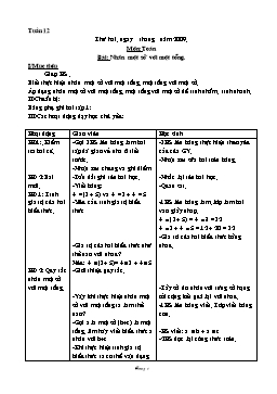 Giáo án điện tử Lớp 4 - Tuần 12 (Chuẩn kiến thức)