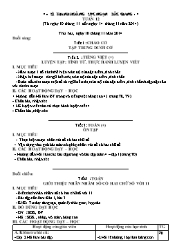 Giáo án điện tử Lớp 4 - Tuần 12 - Lê Thanh Hoàng