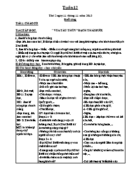 Giáo án điện tử Lớp 4 - Tuần 12 - Phạm Hoàng Mai