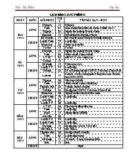 Giáo án điện tử Lớp 4 - Tuần 12 - Trần Thị Thắm