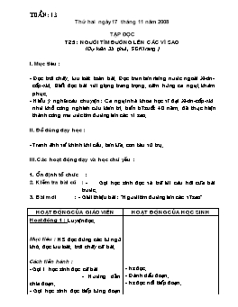 Giáo án điện tử Lớp 4 - Tuần 13 (Chuẩn kiến thức)