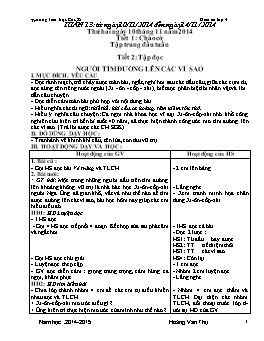 Giáo án điện tử Lớp 4 - Tuần 13 - Hoàng Văn Thụ