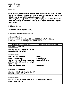 Giáo án điện tử Lớp 4 - Tuần 14 (Chuẩn kiến thức)