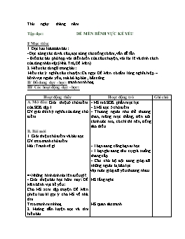 Giáo án điện tử Lớp 4 - Tuần 1