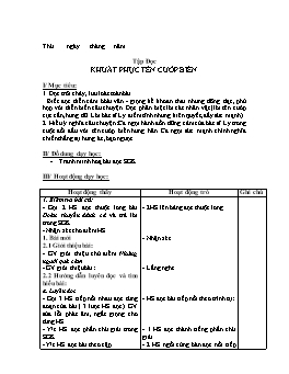 Giáo án điện tử Lớp 4 - Tuần 25