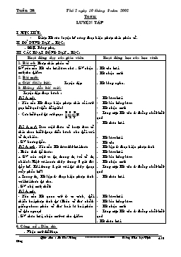 Giáo án điện tử Lớp 4 - Tuần 26 (Chuẩn kiến thức)