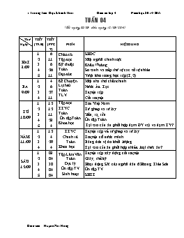 Giáo án điện tử Lớp 4 - Tuần 4 - Huỳnh Thị Hằng