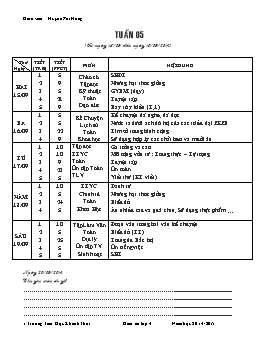 Giáo án điện tử Lớp 4 - Tuần 5 - Huỳnh Thị Hằng