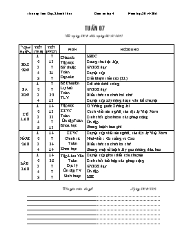 Giáo án điện tử Lớp 4 - Tuần 7 - Huỳnh Thị Hằng