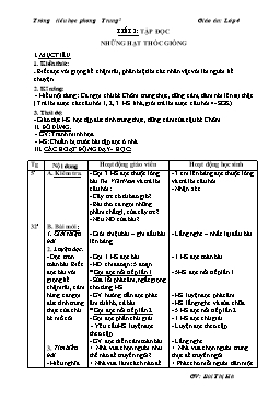 Giáo án điện tử Lớp 5 - Tuần 5 - Bùi Thị Hà