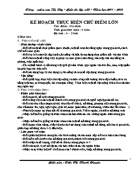 Giáo án điện tử Lớp Chồi - Chủ điểm: Gia đình - Trần Thị Thanh Chuyên