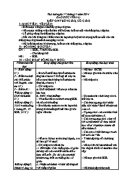 Giáo án giảng dạy Lớp 4 - Tuần 14 - Năm học 2014-2015