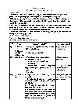 Giáo án giảng dạy Lớp 4  - Tuần 6 (Chuẩn kiến thức)