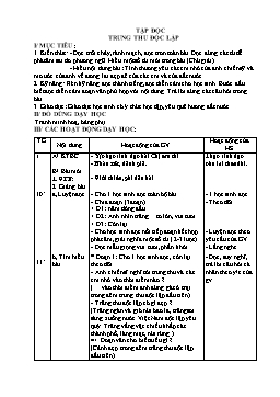 Giáo án giảng dạy Lớp 4  - Tuần 7 (Chuẩn kiến thức)