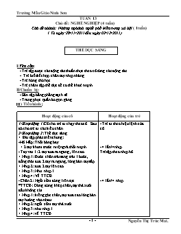 Giáo án Mẫu giáo Lớp Chồi - Chủ đề: Nghề nghiệp - Chủ đề nhánh: Những nghành nghề phổ biến trong xã hội