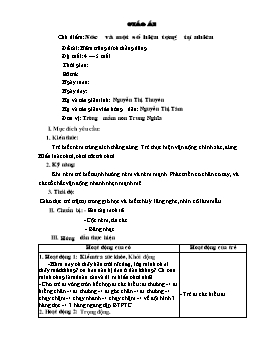 Giáo án Mẫu giáo Lớp Chồi - Đề tài: Ném trúng đích thẳng đúng