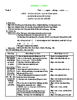 Giáo án môn Âm nhạc Lớp 4 - Tuần 5, Tiết 5: Ôn tập bài hát: Bạn ơi lắng nghe. Giới thiệu hình nốt trắng