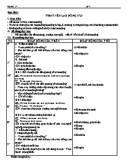 Giáo án môn Đạo đức Lớp 4 - Tuần 17