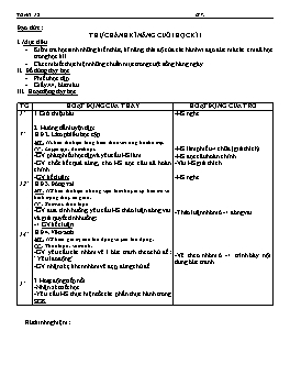 Giáo án môn Đạo đức Lớp 4 - Tuần 18