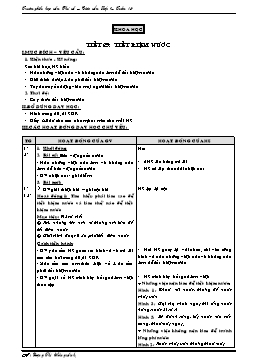 Giáo án môn Khoa học, Địa lí, Lịch sử Lớp 4 - Tuần 15 - Đặng Thị Hồng Anh