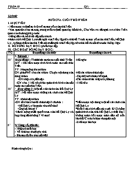 Giáo án môn Lịch sử và Địa lí Lớp 4 - Tuần 19