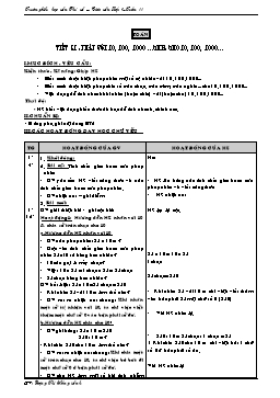 Giáo án môn Toán Lớp 4 - Tuần 11 - Đặng Thị Hồng Anh