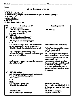 Giáo án môn Toán Lớp 4 - Tuần 18 (Phần 1)