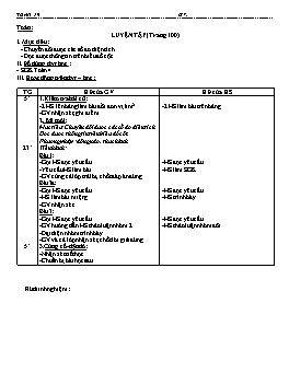 Giáo án môn Toán Lớp 4 - Tuần 19 (Phần 1)