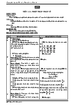 Giáo án môn Toán Lớp 4 - Tuần 25 - Đặng Thị Hồng Anh