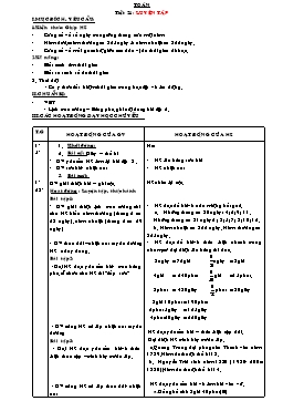 Giáo án môn Toán Lớp 4 - Tuần 5