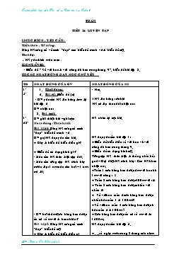 Giáo án môn Toán Lớp 4 - Tuần 6 - Đặng Thị Hồng Anh