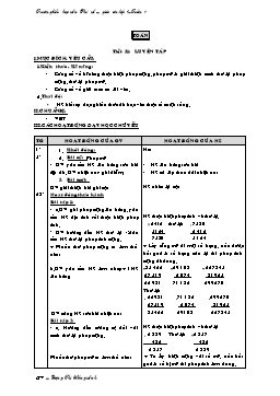 Giáo án môn Toán Lớp 4 - Tuần 7 - Đặng Thị Hồng Anh