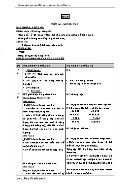 Giáo án môn Toán Lớp 4 - Tuần 8 - Đặng Thị Hồng Anh