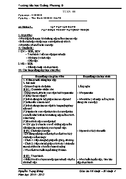 Giáo án Thủ công-Mĩ thuật Lớp 4 - Tuần 8 - Nguyễn Trọng Hùng