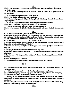 11 Bộ đề thi học sinh giỏi môn Tiếng Việt Lớp 3