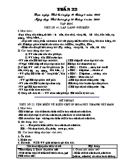 Giáo án buổi Chiều Lớp 5 - Tuần 22