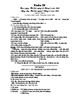 Giáo án buổi Chiều Lớp 5 - Tuần 27