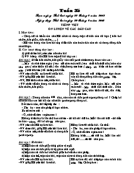 Giáo án buổi Chiều Lớp 5 - Tuần 35