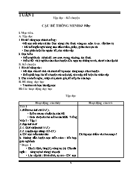 Giáo án dạy học Lớp 3 - Tuần 1 (Bản đẹp)